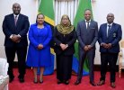 Mama Samia na watendaji wa Wizara ya sanaa,utamaduni na michezo (chanzo-ukurasa wa instagram w...jpg